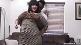 Brunette BBW takes big black rod after cunnilingus snapshot 3