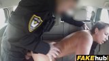 Fake Cop The uniformed policemans cum makes her late snapshot 16