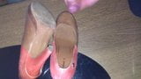 Cum on worn high heeled pumps snapshot 1