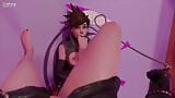 Slave Tracer Sucking Toes (POV Foot Fetish Animation) snapshot 2