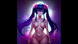 Compilation of hot naked anime girls with big tits and sexy bodies. Hentai bitches generated by AI snapshot 4