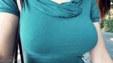 Boobwalk, camisa azul ajustada snapshot 3