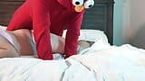 Elmo Fucks Sexy Trans Woman in Chastity snapshot 5