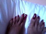 Purple long toenails snapshot 5