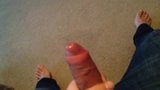 Thick uncircumcised cock, huge cum shot. snapshot 4