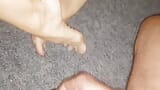 Selena's feet posing and footjob snapshot 7