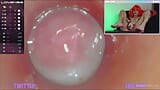 Kinky leeloo masturbuje się za pomocą wibratora i endoskopu i osiąga bardzo mokry orgazm snapshot 13