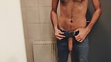 i jerk my big fat cock in shower after finishing cleaning up snapshot 5