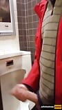 johnholmesjunior shooting massive cumload in busy mens bathroom in slow motion snapshot 4