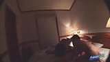 Asian FFM Threesome in the Hotel snapshot 8