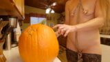 Longpussy, Carve a Pumpkin with me! Happy Halloween Everybody! snapshot 7