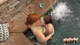 Mangiatori di figa affamati Penny Pax e Anna Deville vengono a bordo piscina! snapshot 11