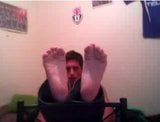 Straight guys feet on webcam #292 snapshot 6