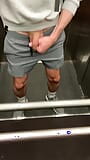 Busting my balls in elevator. snapshot 1