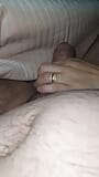 Step mom can't stop jerking step son dick in bed snapshot 15