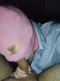 Cum On Girl In Pink Mask snapshot 8