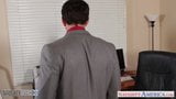 Redhead cutie in glasses Penny Pax fuck in the office snapshot 1