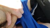 Handjob in car with fleshlight toy. Daytime Car Jerk in Sun snapshot 5