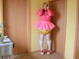 Shemale Sissy in short Skirt and Diapers snapshot 11