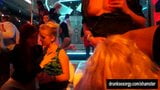 Lesbian party whores lick twats in public snapshot 11