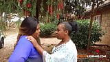 African Married MILFS Lesbian Make Out In Public During Neighbourhood Party snapshot 4