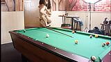 geile brunette veliert beim billiard und bekommt die kugel in die pussy snapshot 11