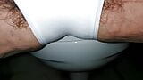 Black Countess pisses through her white panties German BBW Milf snapshot 1