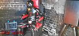 latex gimp tied up in the milking chair snapshot 3