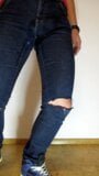 Strappa i miei vecchi jeans attillati snapshot 4