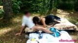 Sex im Wald mit einer sexy Schönheit snapshot 9