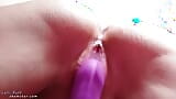 Masturbare cu pizdă cu un vibrator, vedere de jos - Lalli_Puff amatori snapshot 11