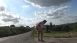 transgender travesti sounding urethral  outdoor road 21 snapshot 11