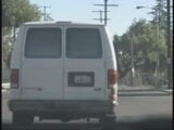 Three randy studs fuck a young babe in the back of their van snapshot 2