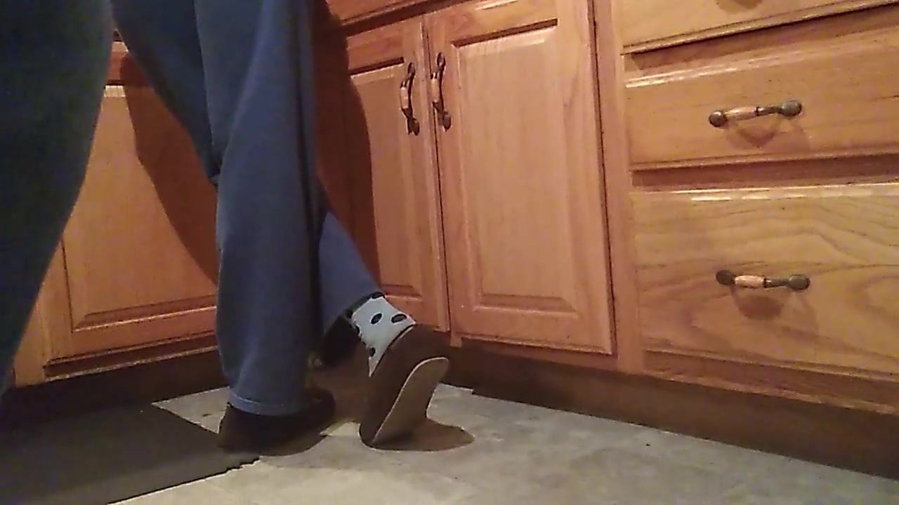 Freundin Mokassins im Schuhspiel