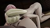 Futa với vòi nước khổng lồ của mình - no-jutsu trên futa - trên nữ snapshot 4