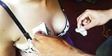 Tattoo on desi Indian big boobs teen girl snapshot 15