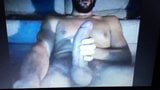 Bearded düz muscle adam kenar dev asılı büyük kalın horoz snapshot 3