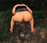 2 Milfs Pissing Outside snapshot 9