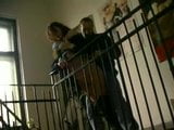 Cute German girl Fucked on the stairs snapshot 15