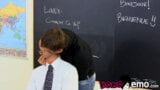 Teacher Cameron Kincade dominated by colleague Bobby Clark snapshot 2