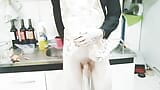 Sissy Aniya - tgirl housewife cumshot in the kitchen snapshot 6