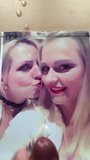 Cum Tribute to hot friend Tatjana and friend 3 snapshot 7