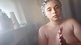 Mollige bbw die een douche neemt snapshot 7