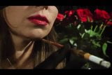 atgirl Smoking with a Cigarette Holder while Masturbating snapshot 11