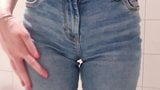 Girl with tight jeans snapshot 5