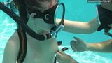 Minnie Manga fucks and sucks huge cock underwater snapshot 12