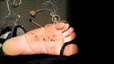 self foot torture session 03, falaka, bastinado snapshot 10