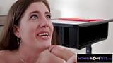 Hot Busty Tutor Sucks My Dick To Help Me Concentrate snapshot 14