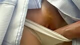 Random Stranger Rubbing Pussy Under Skirt in the Bus snapshot 2