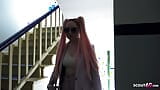 GERMAN SCOUT - la teen maria gail dai capelli rosa con le tette cadenti al casting di sesso anale grezzo snapshot 10